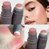Blush Stick Double-ended Expansive Color Natural Long Lasting Matte Makeup Monochrome Creamy Rouge Blush Stick 1