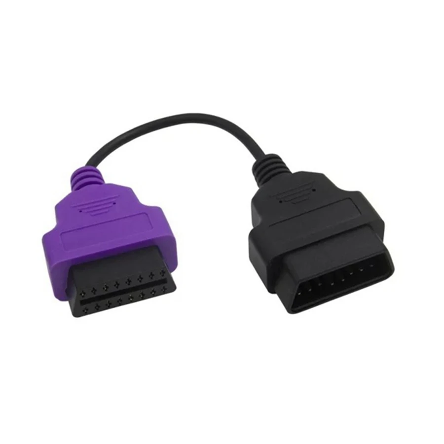 MultiECuscan FiatECuscan 내구성 obd2 인터페이스 자동차 진단 케이블, 지프, 크라이슬러, 피아트, LANCIA, 1 개/로트