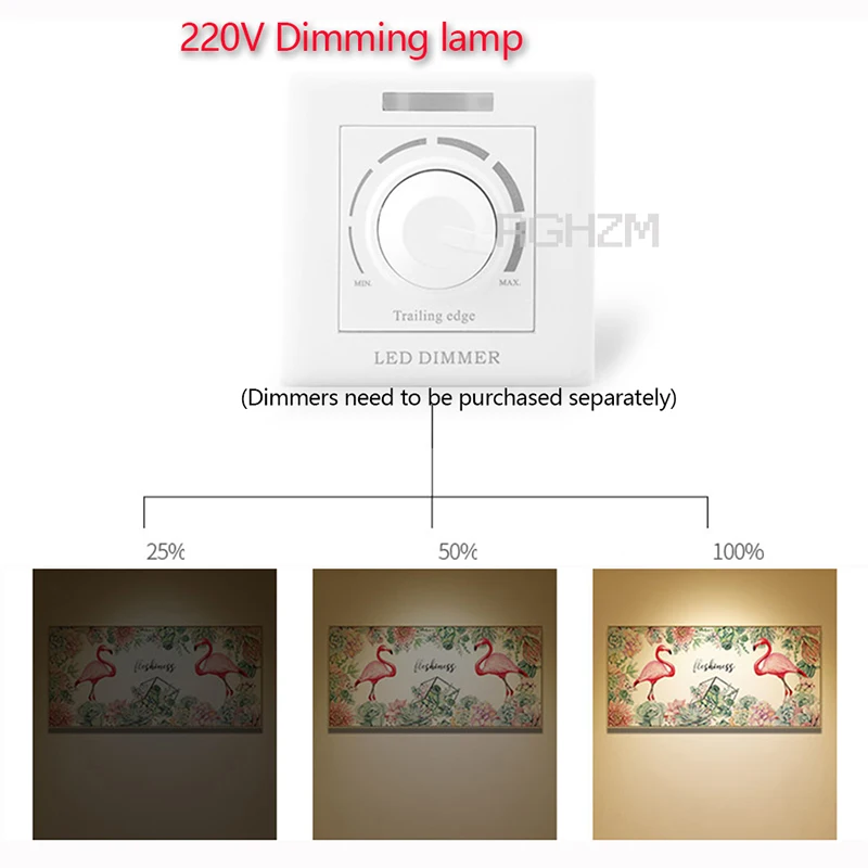 LED COB Garden lighting Dimmable 5W7W10W Outdoor Lawn Lamp Waterproof Lighting Led Light Garden Path Spotlights AC110V220VDC12V
