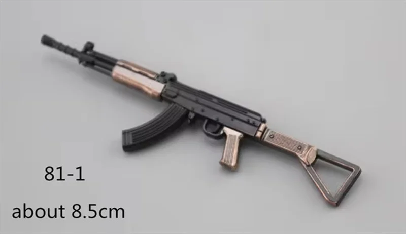 1:12 Diecast Metal Weapon Gun Model AKM/M4A1/Sniper Rifle/RPG