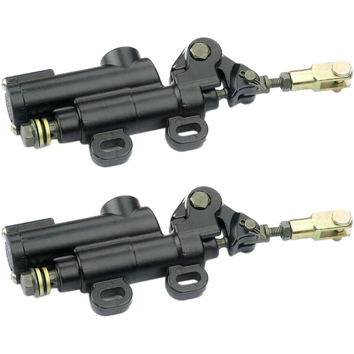 

2PCS Universal Motorcycle Rear Hydraulic Brake Master Cylinder Pump for Yamaha Suzuki Kawasaki ATV Dirt Bike