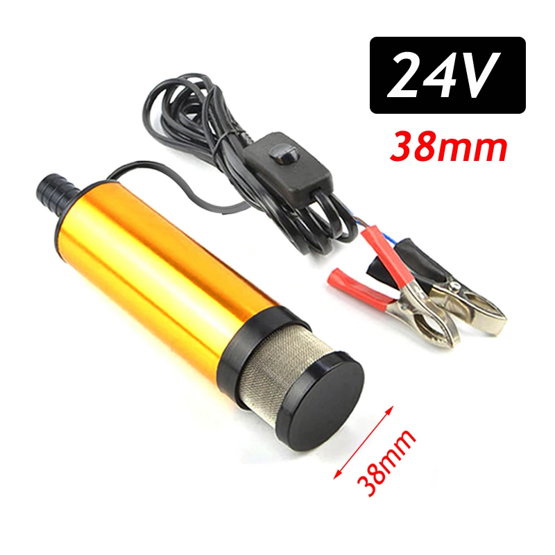 51MM 38MM Car Electric Oil Pump for Diesel Oil Water 12V 24V