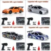 US Stock Toys 1/43 Scale RTR RC Drift Car Gyro Race Car 4WD Ready to Run Mini Car Toy High Speed Vehicle Finished Model for Gift 2