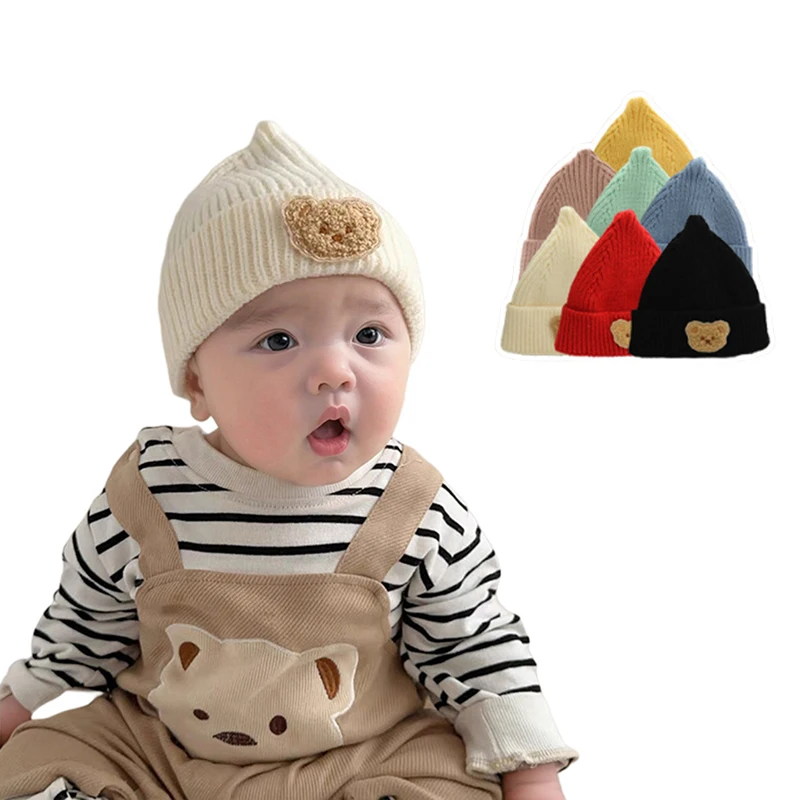 Winter Warm Knitted Baby Woolen Beanie