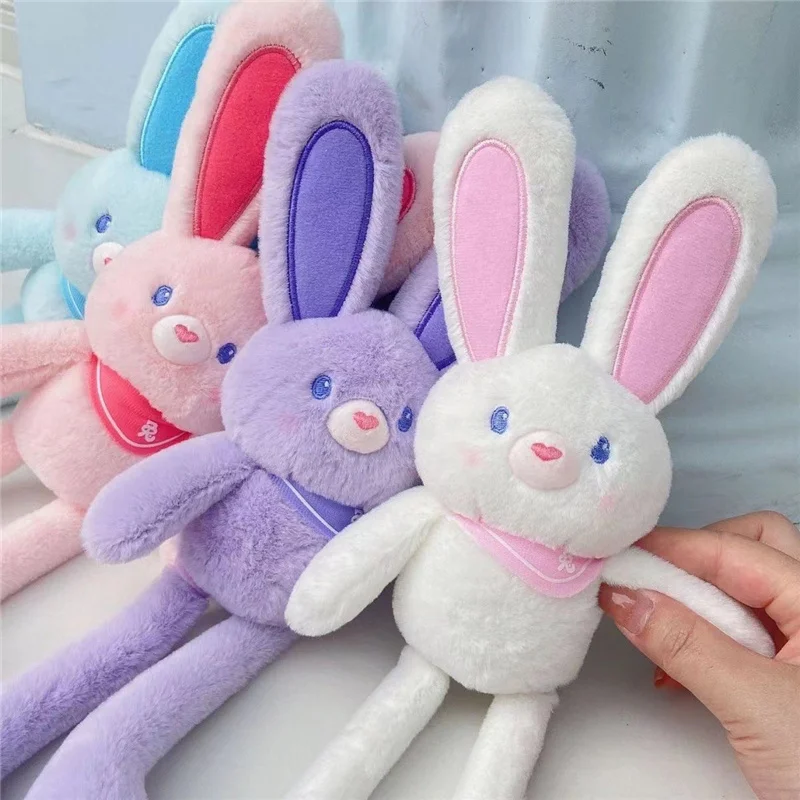 Stuffed Baby Rabbit Keychains  Pink Stuffed Rabbit Keychain - Rabbit Plush  Doll Key - Aliexpress