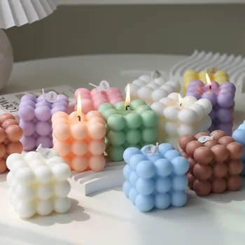 Bubble Cube Scented Candle 1