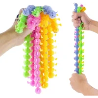 1pc Caterpillars Sensory Toy Stress Relief Stretchy String Worm Pops Fidget Therapy Anti Anxiety Fidget for Teenagers Adults 1
