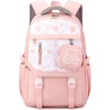 School Backpack for Girls Large Capacity School Bag for Kids Kawaii School Bag for Girls Raincoat Casual Backpack for Teenage 1