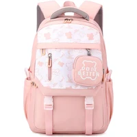 School Backpack for Girls Large Capacity School Bag for Kids Kawaii School Bag for Girls Raincoat Casual Backpack for Teenage 1