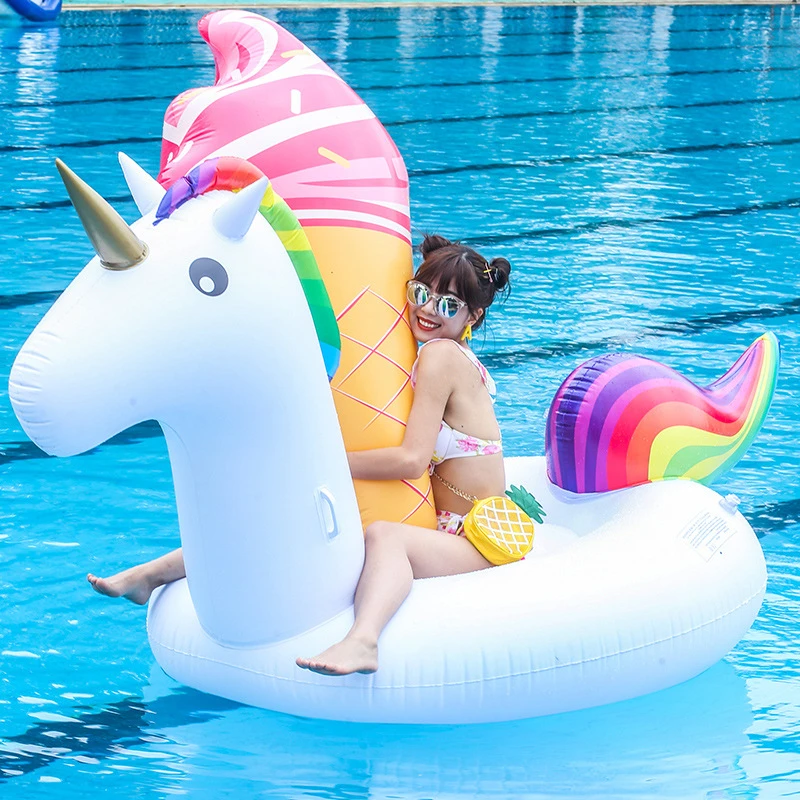 Inflatable Floating Water Pad Animal Mount Recliner Unicorn Flamingo  Pineapple Swan Swimming Ring Pools For Adults Floating Bed - Pool Rafts &  Inflatable Ride-ons - AliExpress