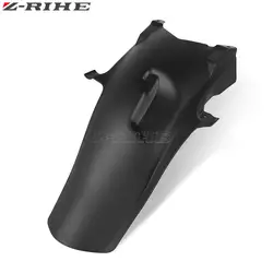 Premium Motorcycle Rear Hugger Fender Mudguard Guard (Black)