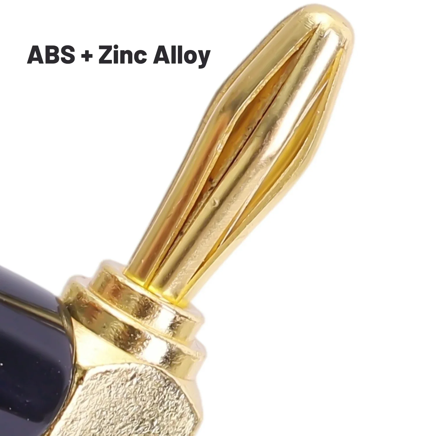 90 Degree Connector Right Angle Banana Plugs for Speaker Wire L-shaped 4mm Speaker Banana Plug Right Angle Speaker Plugs