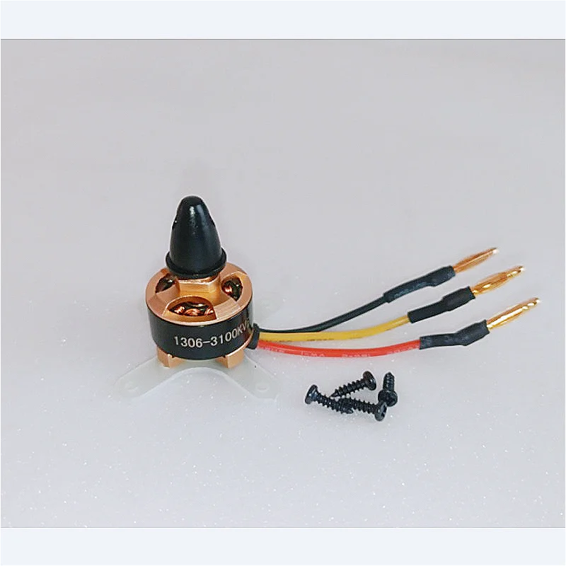 Moteur sans balais 1306 KV3100 pour drone FPV - micro moteur avec support