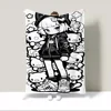 Cute Girl With Cats Throw Blanket King Size Custom Blankets & Throws Home Interior Fluffy Plaid Luxury Bedding Beach Towel Knee 4