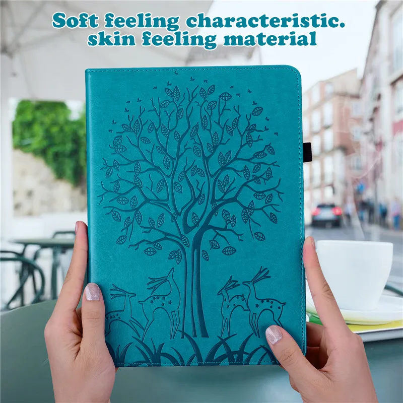 Cervos Bonito Carteira Smart Cover Funda Tablet para Samsung Galaxy Tab a sm T550 Case 97 Sm-t550 T555 - Imagem 2