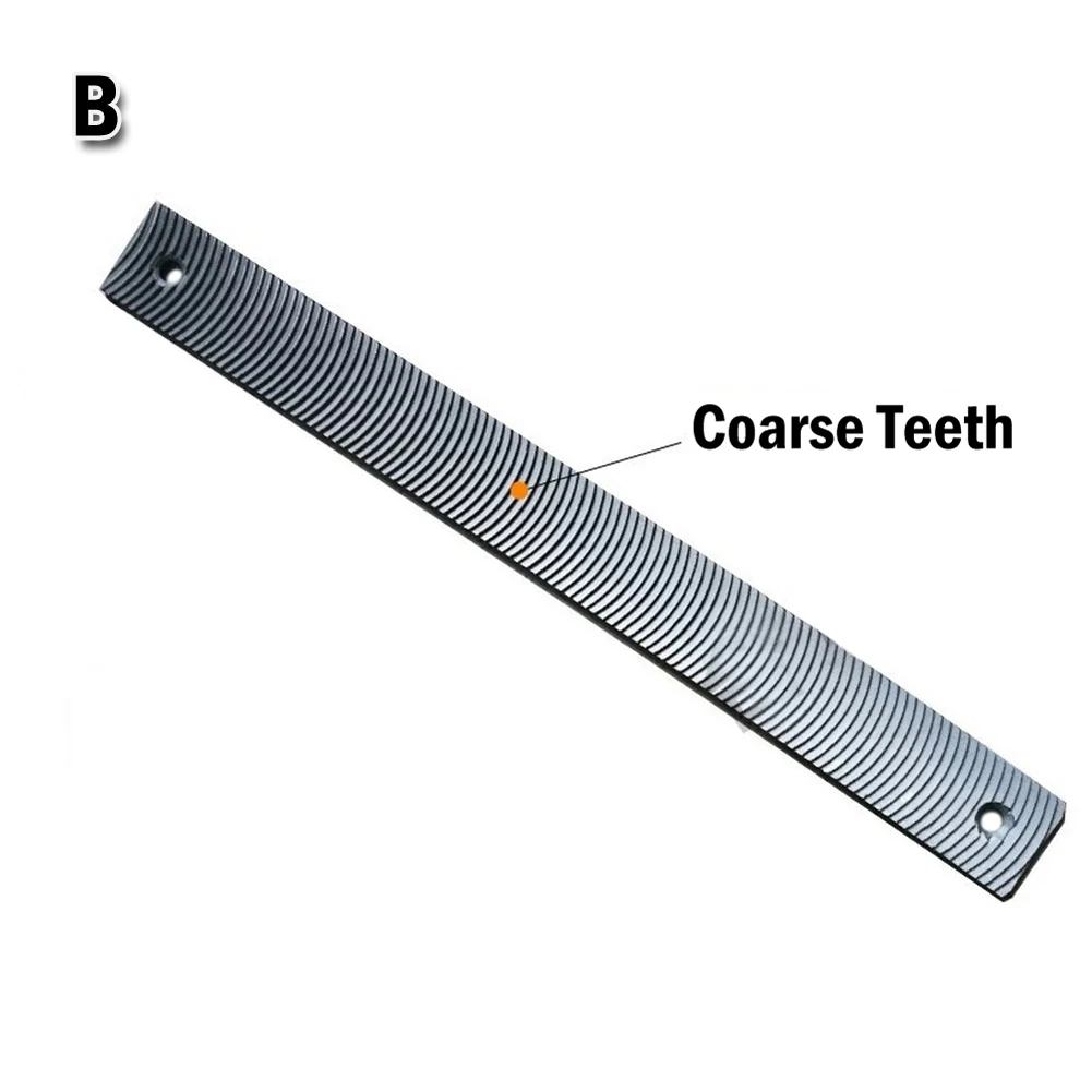 Feile Zähne Feile Heimwerkzeuge Karosserie gebogen Silber Stahl 1 PC 14 Zoll Feilenhalter Polierer Feilen für Sand flach Schön – Detail 16