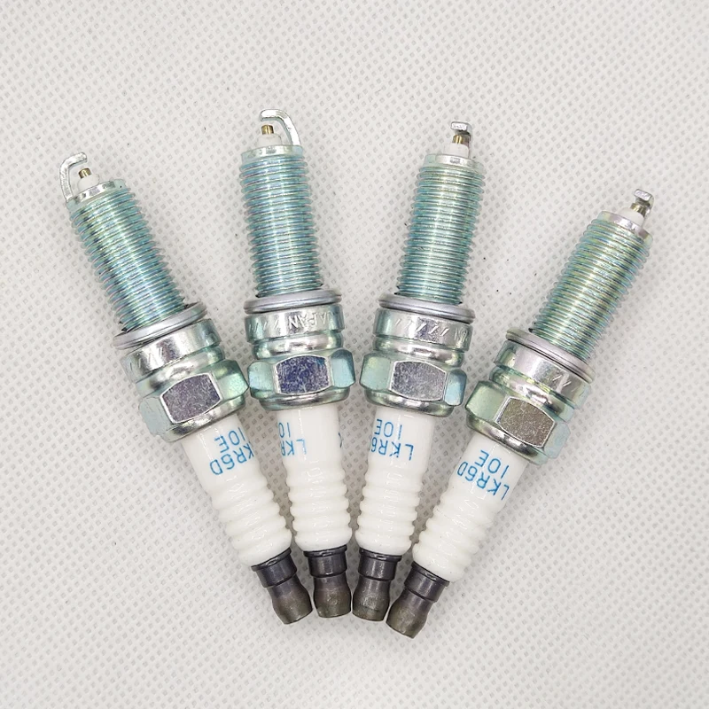 LKR6D-10E 96569 일반 점화 플러그, 현대 i10 액센트 기아 피칸토 리오 III 1.0 1.2 1.25 G3LA G4LA G4LC LKR6D10E 96569, 4 개
