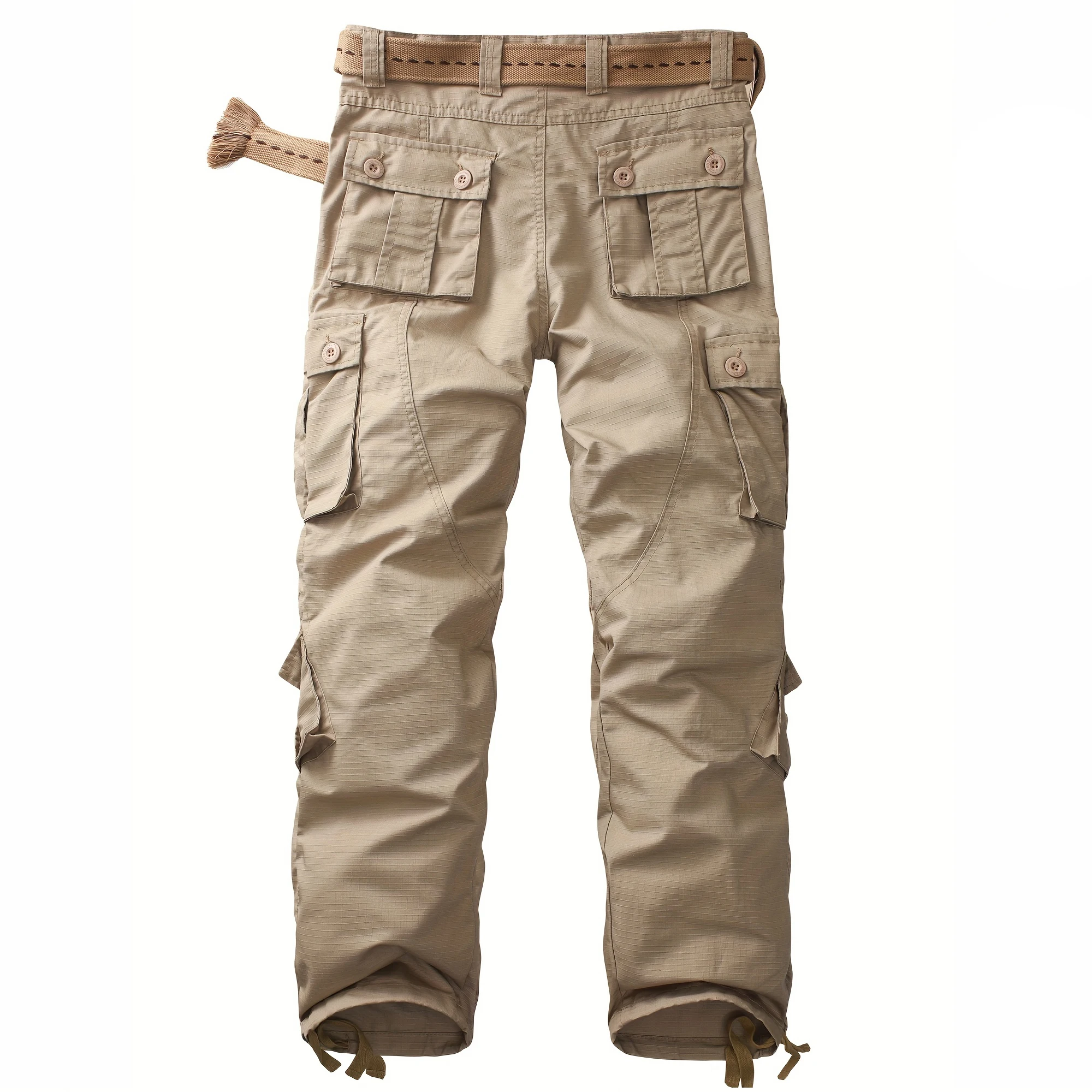 Men Combat Pants With Knee Pads Tactical Cargo Sport Trousers Camouflage Multicam Trekking Hunting Clothes（Not belt） 2