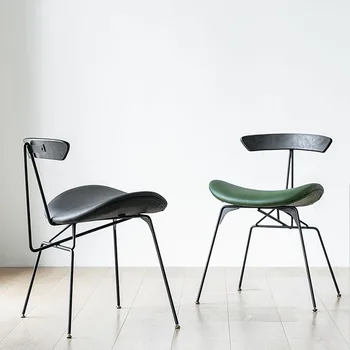 Ins 북유럽 레트로 다이닝 체어, 크리에이티브 연철 드레싱 체어, 침실 라운지 의자, 가구