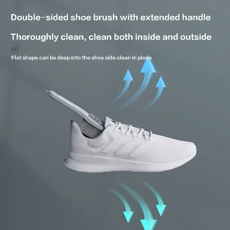 Double-sided Shoe Brush Enduring Plastic Shoe Washing Brush Suede Shoe Cleaning Brush Household Cleaning Tools Accessories 2