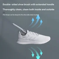 Double-sided Shoe Brush Enduring Plastic Shoe Washing Brush Suede Shoe Cleaning Brush Household Cleaning Tools Accessories 2