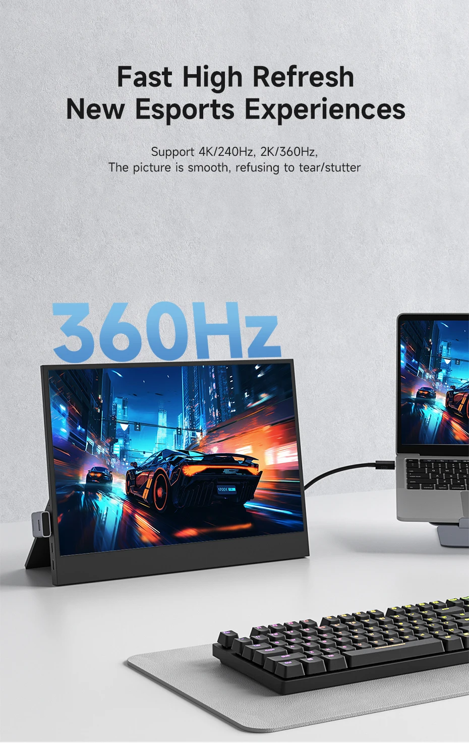 Hagibis HDMI 2.1 90° Right Angle Male to Female Adapter