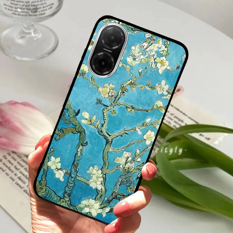 Fashionable Painted Soft Silicone Phone Case - Stylish Protective Cover