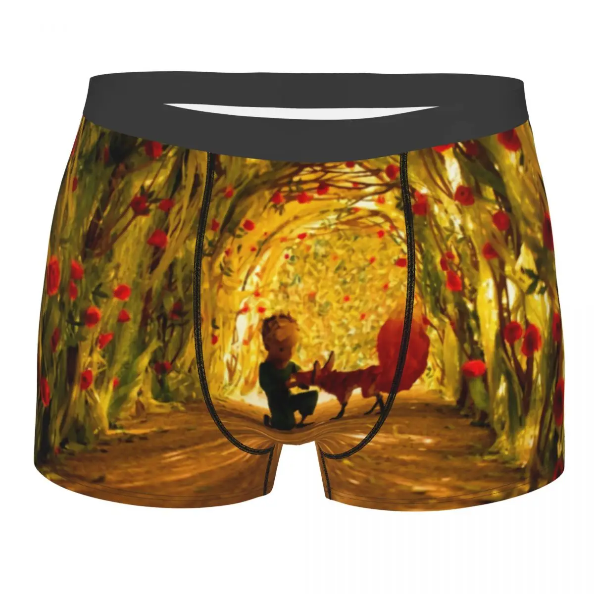 

The Little Prince France Underwear Men Breathable Classic Fairy Tale Fiction Boxer Briefs Shorts Panties Soft Underpants Homme