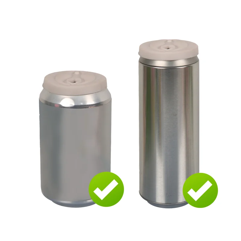 Silicone Soda Can Lids Leak Proof Sealed Bottle Cap Portable Beer Beverage Can Cap ECO-friendly Safe Durable