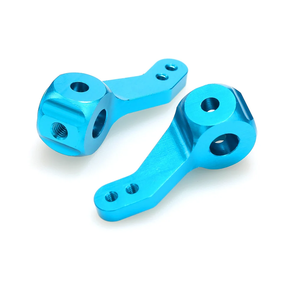 Vue détaillée du kit de bras d'articulation avant en alliage d'aluminium pour voiture RC Tamiya CW01 Lunchbox