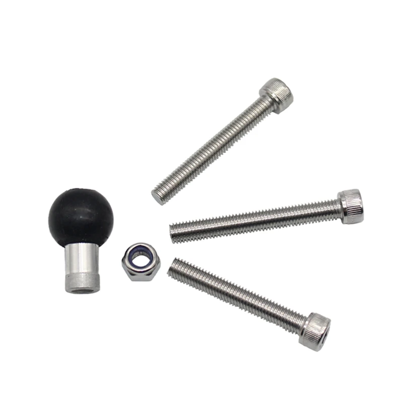 P9YE Крепление для крепления на руль мотоцикла, основание зажима 8 мм с шариком 1 дюйм кронштейн для крепления болта держателя