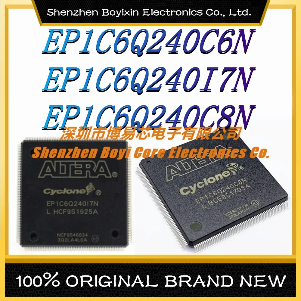 

EP1C6Q240C6N EP1C6Q240I7N EP1C6Q240C8N Package: TQFP-240 Brand New Original Genuine Programmable Logic Device (CPLD/FPGA) IC