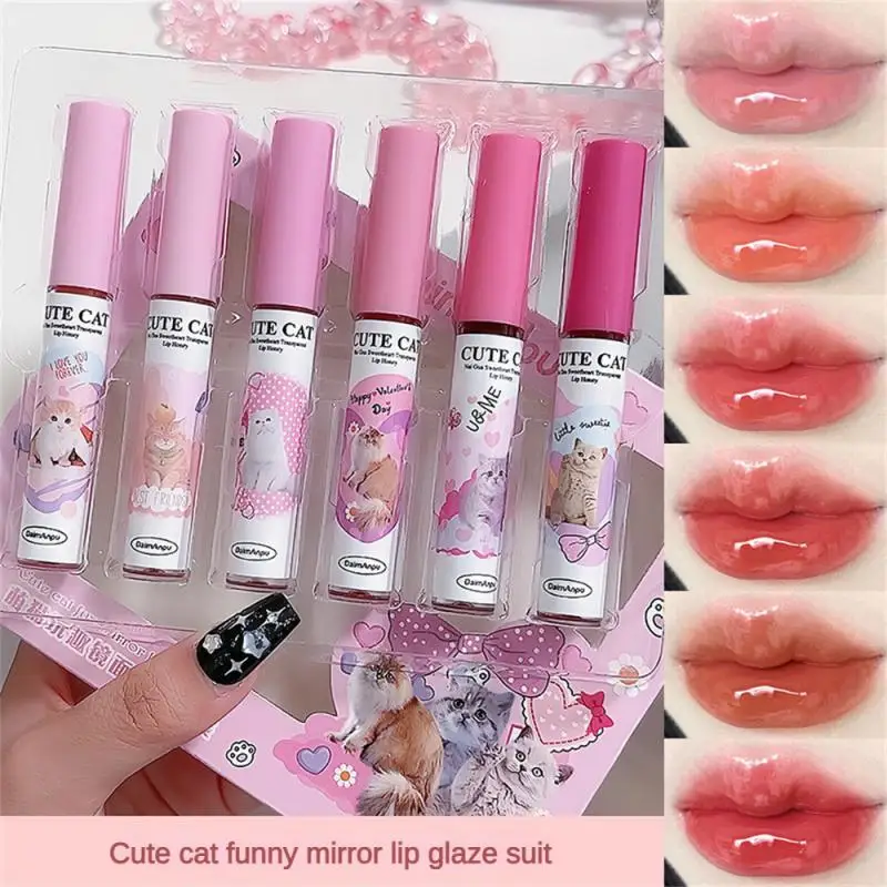 

Lip Gloss Set Moisturize Moisturizing Lip Gloss Moisturizing Lip Color Lipstick Lip Gloss Clear Mirror Lip Gloss Show White