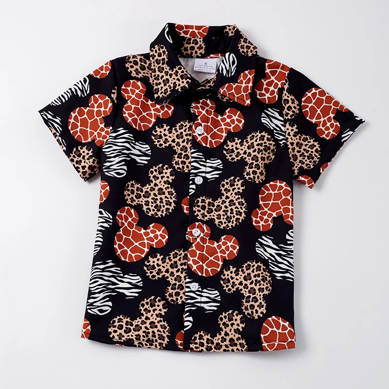 Disney Cruise Tshirt Toddler Boy Summer Short Sleeve Top Holiday Trip Fashion Clothing Castaway Cay Printed Cute Mickey Clothes 6