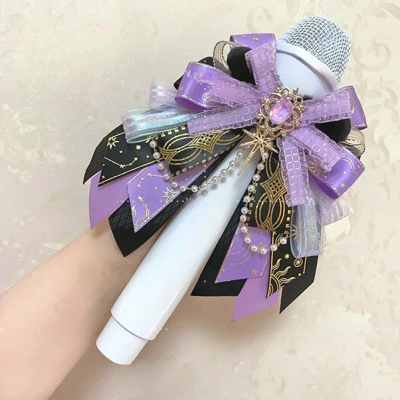 Lolita Bow Tie Hair Clips Women's Jewelry Cheering Sticks Bows Concert Hand Lamps Accessories Personality Women's Collar Flowers bow tie