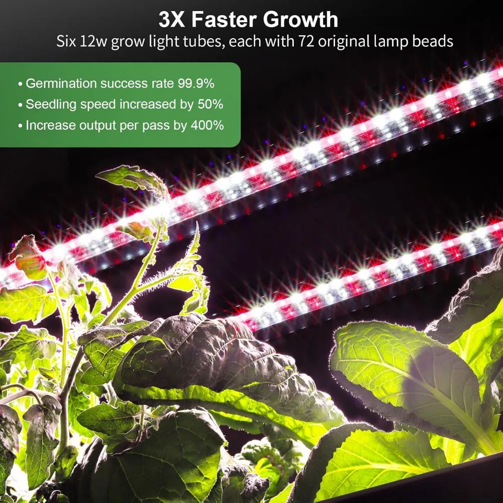 Hydroponic Growing System with LED Lights & WiFi Plug 4