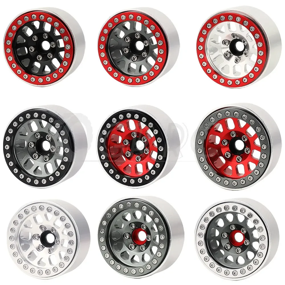 Pezzi Di Pneumatici In Gomma Per Ruote 1:10 RC Crawler Car Per Hspaxial Scx10 D90 Nero 95051580 - Foto 14