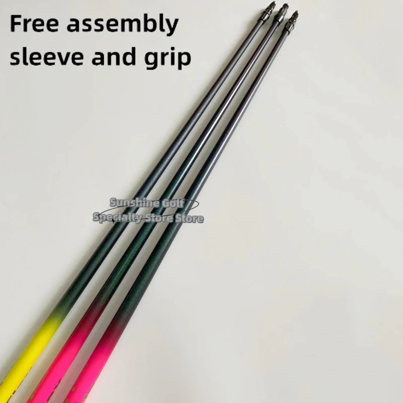 Golf Shaft yellow/pink Golf Drivers Shaft sf405/sf505/sf505x Flex Graphite Wood Shafts Free Assembly Sleeve and Grip golf shafts