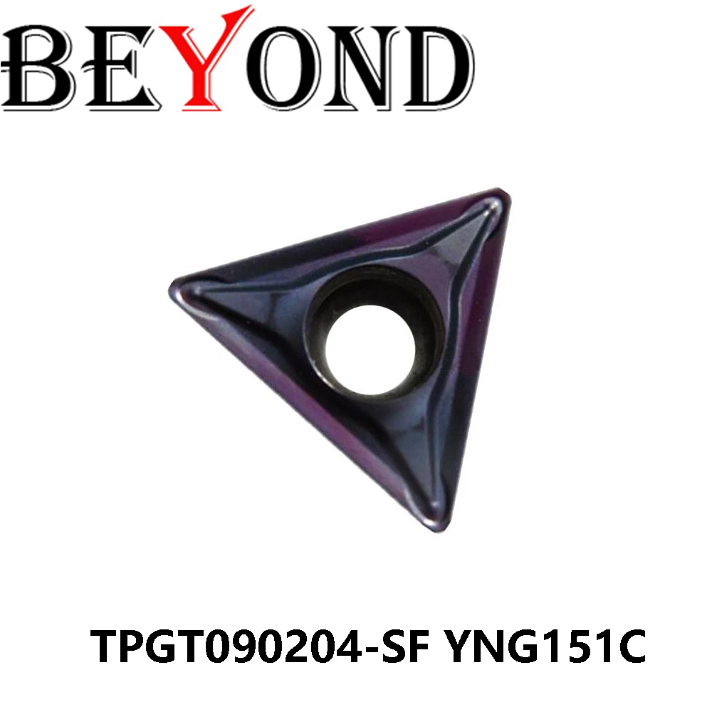 

Оригинальный TPGT090204-SF YNG151C машина карбидные вставки CNC резак токарные инструменты Токарный станок TPGT TPGT090204 SF за пределами лезвия металла