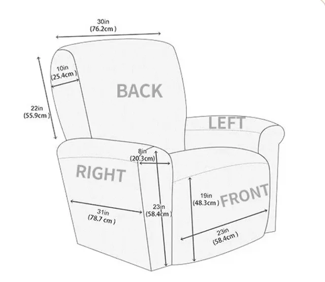 맞춤형 인쇄 리클라이너 의자 커버: 안락함과 스타일의 완벽한 조화