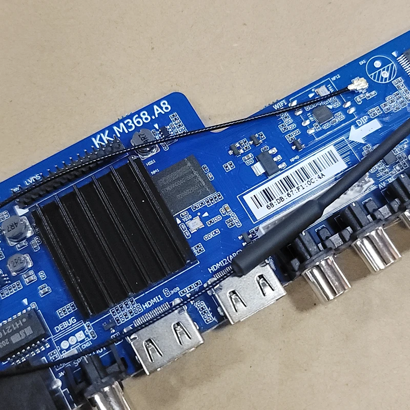 network wifi TV motherboard KK.M368.A8 4 core 512m+4G smart