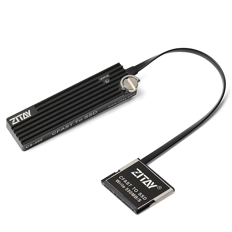 K*u様 ZITAY CFast2.0カード SSD Angelbird,San ZITAY CCTECH CFast to SSD Converter Adapter CFast2.0 CFast