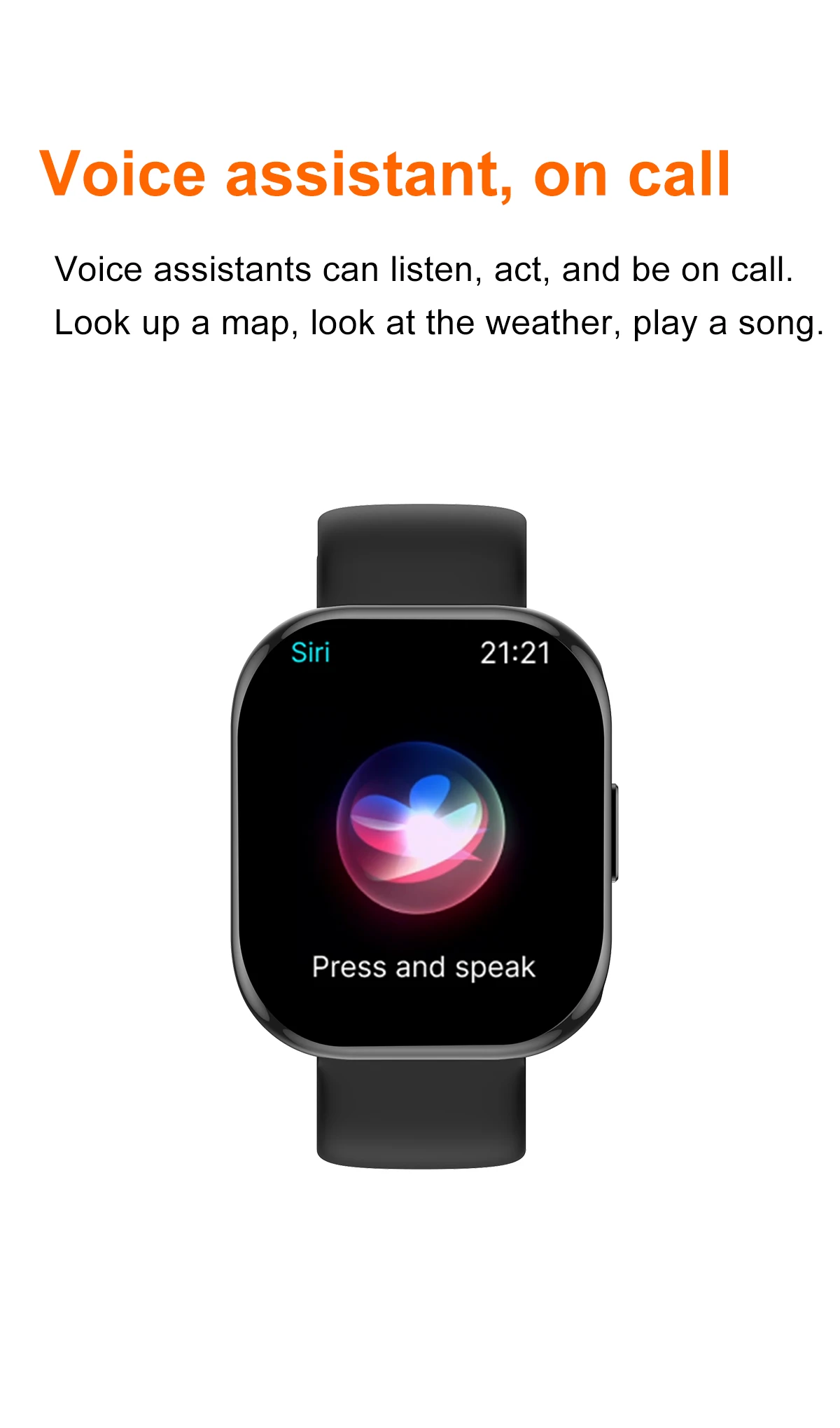 Smart Watch With Voice Assistant