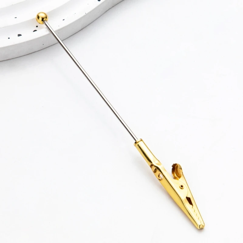 4/8Pcs Metal Wire Alligator Clip Metal Note Clip Long-Tailed Alligator Clamp Photo Holder Clip for DIY Card 5