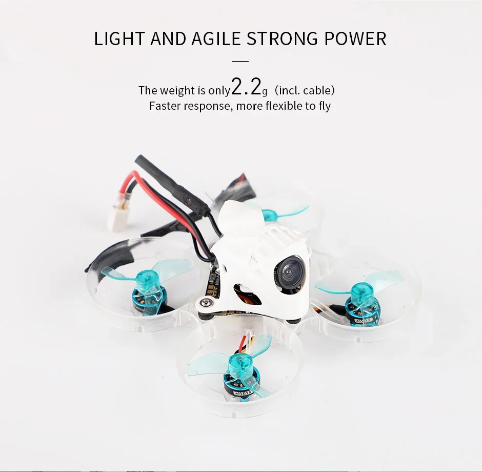 Gros plan sur le rotor du moteur T-MOTOR M0803 KV22000 pour drone FPV