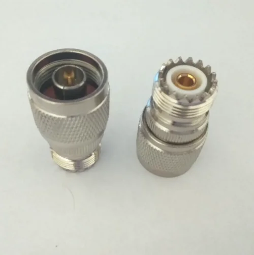 1pc N Male plug to UHF PL259 SO239 Female Jack Coaxia Straight RF Adapter Connectors