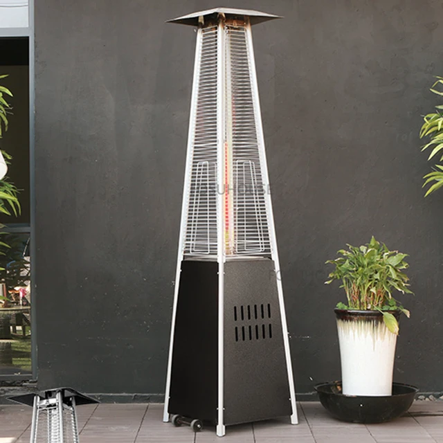 Északi Mechanikus Fűtőberendezések Kerti Ellátáshoz Kültéri Földgázfűtésű Kereskedelmi Étterem Táj Torony Fűtési Kályhák