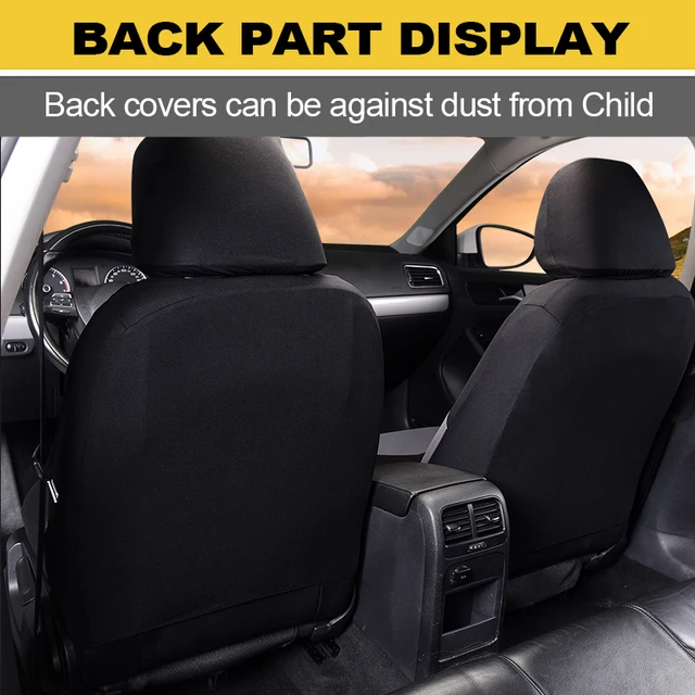 Funda Poliéster Asiento Coche Ajuste Universal, Juego Completo