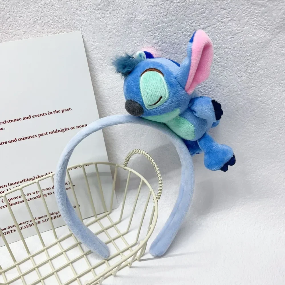 Disney Anime Lilo & Stitch Ears Headbands Kawaii Cartoon Plush Toys Stitch Hair Accessories for Girls Cute Party Supplies