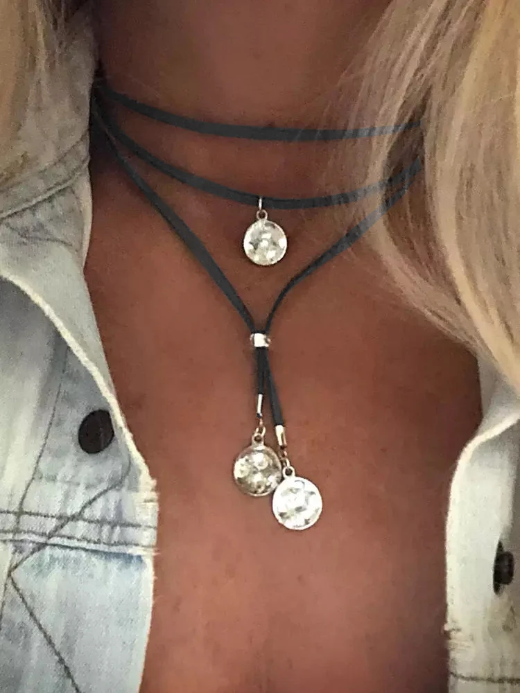Retro Multi Layer Necklace Set For 